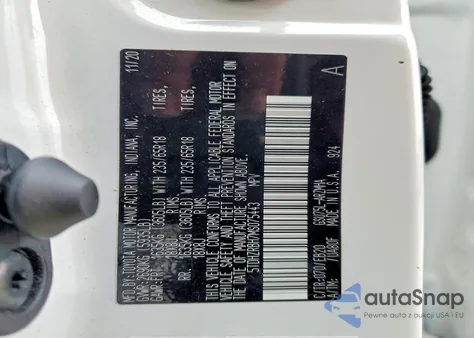 2021 Toyota Highlander Xle z USA, uszkodzony, nr VIN 5TDHZRBH7MS075443